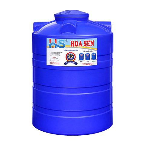 Bồn nhựa HS 500L Đứng