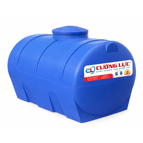 Bồn nhựa Cường Lực 1500L Nằm